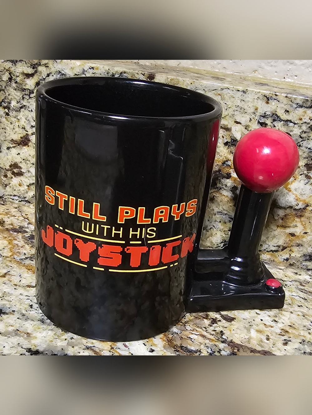 Ceramic Mug "Still Plays with His Joystick"